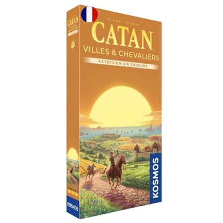 Expansion Catan Städer och Riddare - Asmodee - 5-6 spelare - Från 10 år - Strategiskt spel - Fransk version