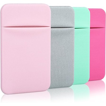 4 st Slim Kreditkortshållare för Baksidan av Telefon Mobiltelefon St DXGHC