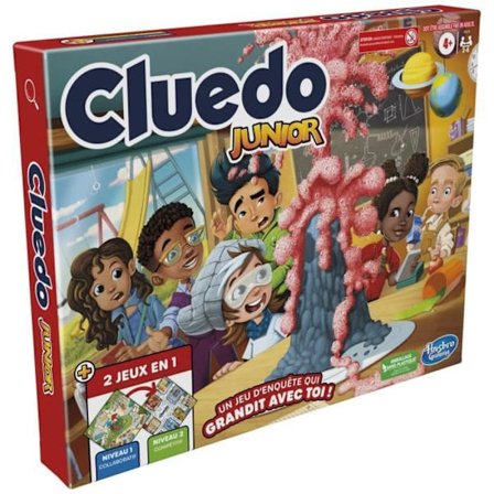 Cluedo Junior 2-i-1 - Junior brädspel - pusselspel