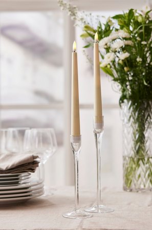 Jotex - Candy Batteridrevet Antikklys Gul - FLAMME - Kjøp Batterilys hos Jotex