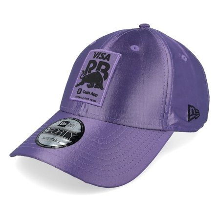 New Era - Motor Lila adjustable Keps - RB F1 25 Satin 9FORTY Purple Adjustable @ Hatstore