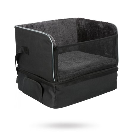 Trixie - Bilsäte 45 x 39 x 38,5 cm - Svart - Resa med djur - Bilresa med hund