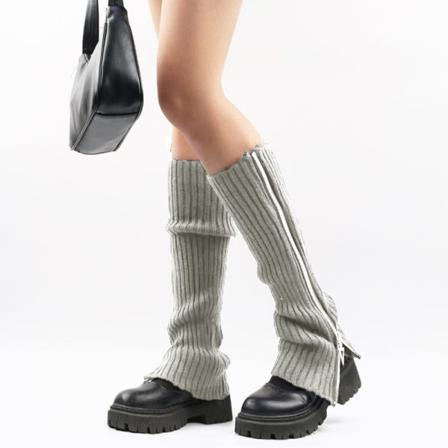 Stapla upp strumpor varma benstrumpor kalvstrumpor varma ankel höstvinter grey 1pcs