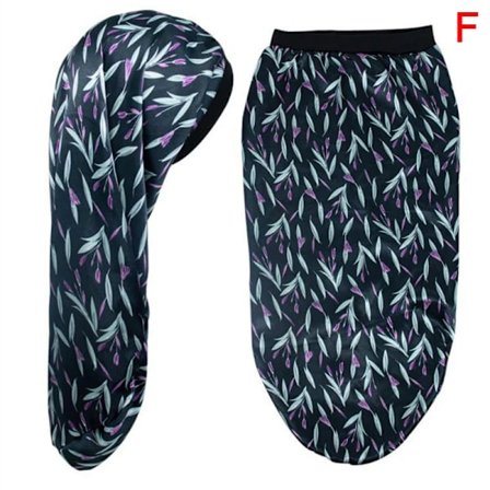 Elastisk satenghette med bred brem, langhåret hatt, sovehatter, omslag, natthette, pleiehette for kvinner, menn, unisexhette