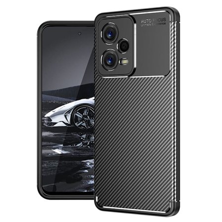 Carbon Shield Xiaomi Poco X5 / Xiaomi Redmi Note 12 skal - Svart