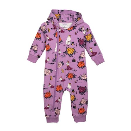 Moomin Roses Overall Baby Purple