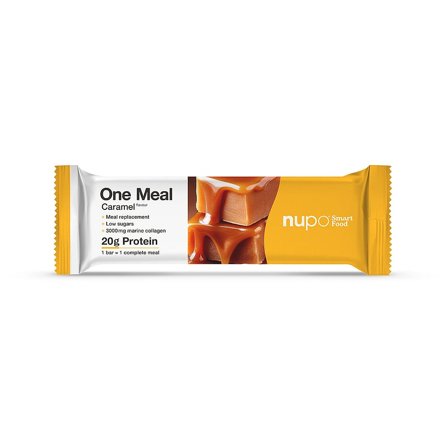 Nupo One Meal Bar Caramel 60 g, Sport & Velvære, Vægtkontrol, Kost- Og Måltidserstatning