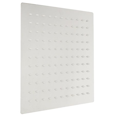 G1/2 kierteellä 25 cm seinään kiinnitettävä suihkupää ruostumattomasta teräksestä KLB