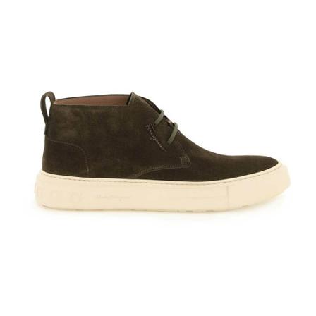Salvatore Ferragamo Laced Schoenen , Groen , Heren , Maat: 40 EU