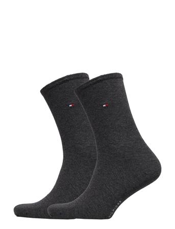 Th Women Sock Casual 2P Underwear Socks Regular Socks Grå Tommy Hilfiger