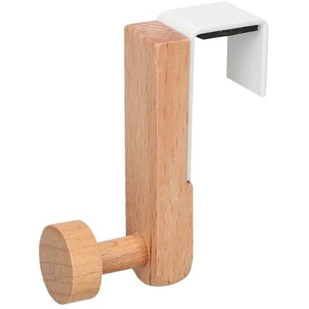 Over Dør Krok Dørhenger Jern Rustikk Tre Krok for Klær Håndveske Håndkle