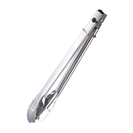 Grilltång i rostfritt stål L. 40 cm