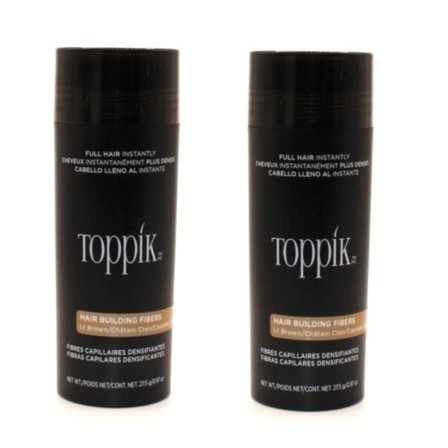 2x Toppik Large - 27,5g - Light Brown - Lysebrun