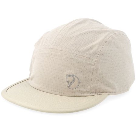 Fjällräven - Beige 5panel Keps - Abisko Trekking Cap Fossil 5-Panel @ Hatstore