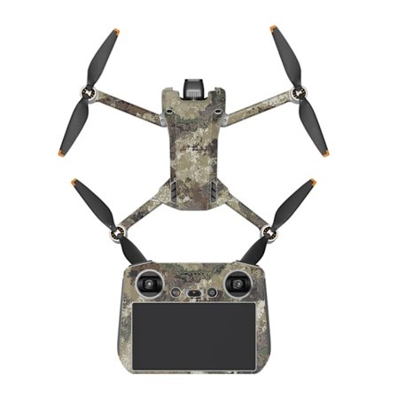 Støvtæt dækselklistermærke Klæbende mærkater Hudfilm med skærmfjernbetjeningsmærkat til Mini 3 Pro