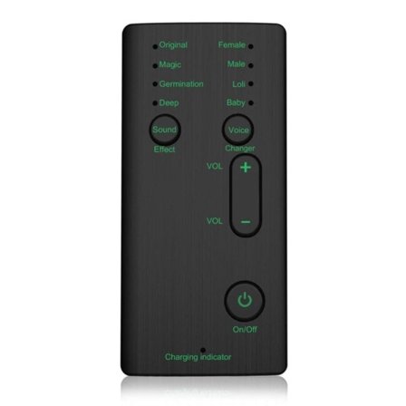 Mini Portable 8 Voice Changing Modulator med Justerable Voice funktioner