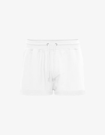 Women Organic Sweatshorts - Optical White - M