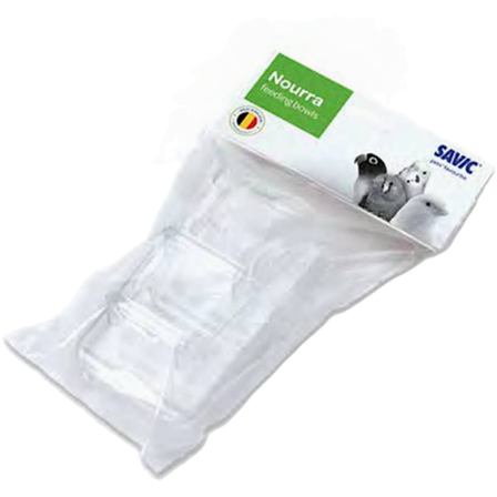 Savic - 2 mater med deksel Transparent 2 stk. - Fugl - Matplass & vannautomater for fugl - Fugleskåler & fôrkopper - ZOO.no