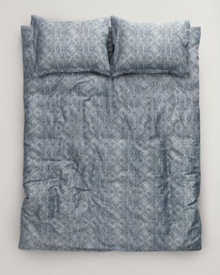 GANT - Paisley sengesett til dobbeldyne 200x220cm classic blue