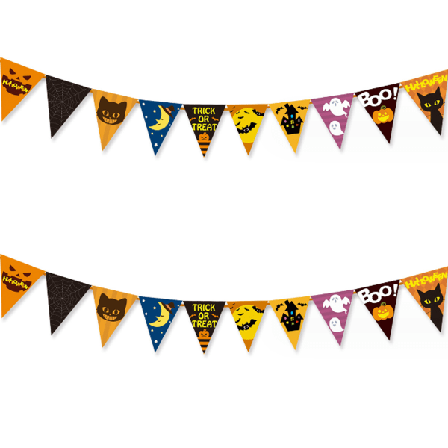 2 st Halloween hängande banderoll - Halloween festbanderoll för