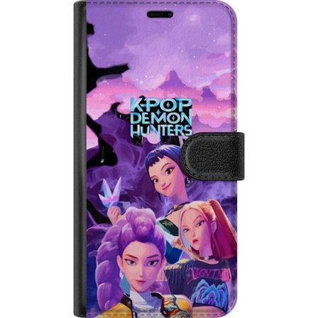 OnePlus 13 Lommeboketui K Pop Demon Hunters anime-design med tre kvinnelige krigere i et stilfullt rosa og lilla K pop-inspirert motiv, perfekt for ma