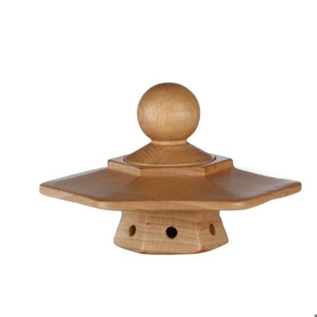 Cocktailrøyker-tårn i tre, slitesterkt bar-tilbehør med fin filtrering, ventilasjonshull og røykerdeksel i tre