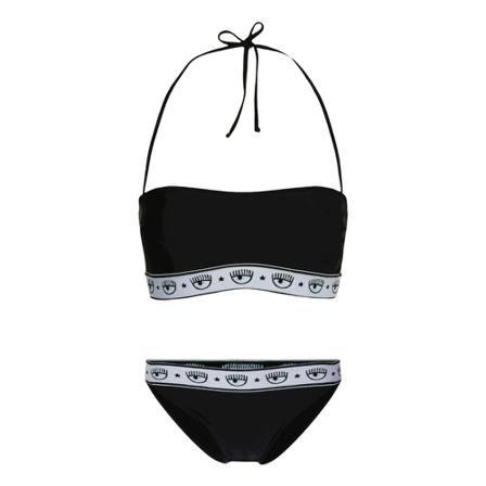 Chiara Ferragni Collection preformed band with hook , Zwart , Dames , Maat: L Bikini's