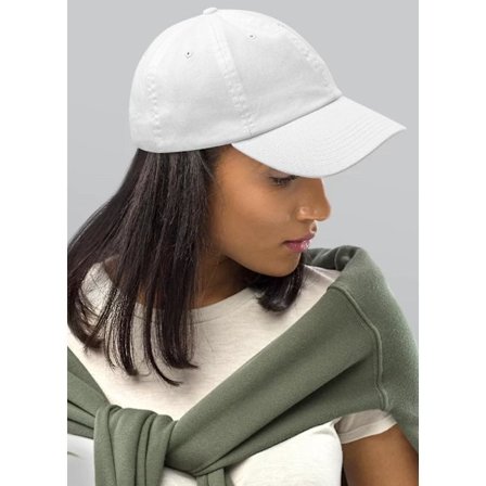 Hvit Unisex Baseball Caps