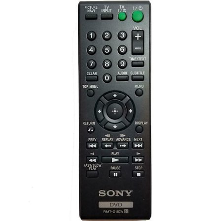 Rmt-d187a Fjernkontroll for Sony DVD-spiller Dvp-sr101p Dvp-sr200p