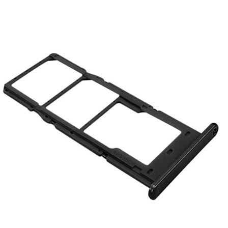 SIM-kortsfack för Samsung Galaxy A14 4G och 5G Dual Nano Sim + Micro-SD Svart