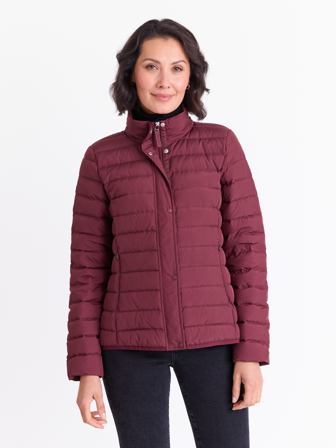 MATCH - Carmen dunjakke - Va Vite - Str. 40 - Dame - Jakker & Kåper - Rosa - 100% polyester - resirkulert