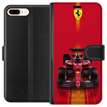 Yhteensopiva Lompakkokotelo Apple Apple iPhone 7 Plus Ferrari Formula 1 -auto ikonisessa punaisessa muotoilussa urheilullisella tarkkuudella