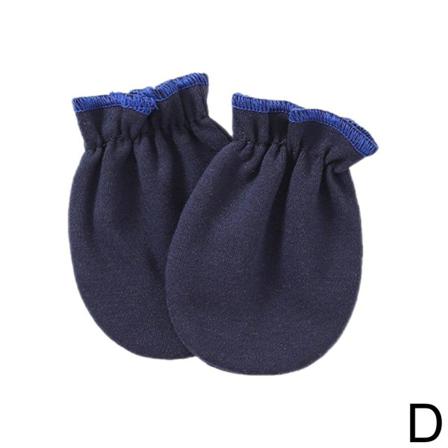 1 Par Baby Anti Scratch Handskar Spädbarn Toddler Mjuka Vantar