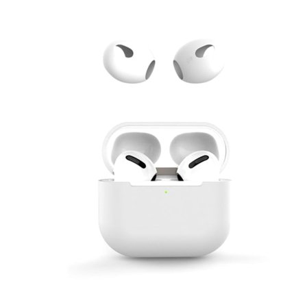 AirPods 3 silikonfodral med öronkåpor - Vit