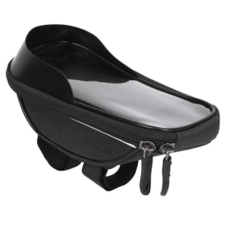Cykeltaske Udendørs Mobiltelefon Front Beam Stor Kapacitet Rørtaske Cykling Polyester