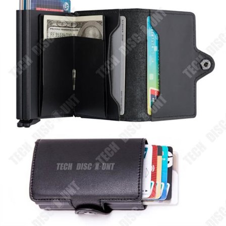 Kortholder - TD - Automatisk Pop-Up - Metal - Anti-afmagnetisering - Aluminiumlegering