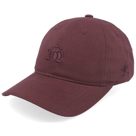 SQRTN - Red unconstructed Czapka Z Daszkiem - Cb Dad Cap Maroon-os @ Hatstore
