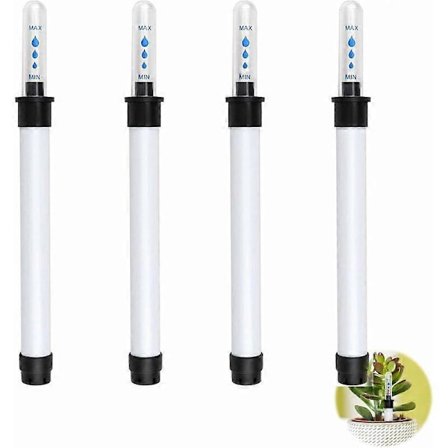 Vannstandsindikator Jordfuktighetsmåler Plantefuktighetstester 4 Stykker Praktisk Vannstandsindikator Plantefuktighetstester for Innendørs 