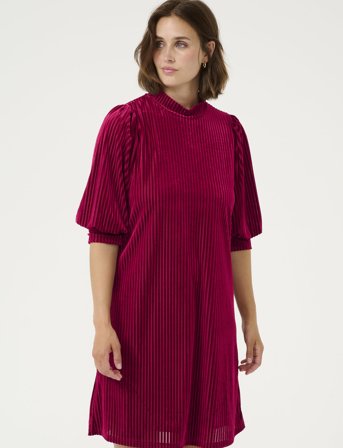 Kaffe Kacaca Dress - Red - S