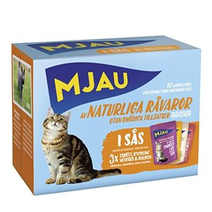 Mjau Multipack Köttsmaker i Sås, 12x85g
