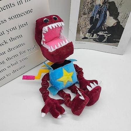 ACY 25cm Kvadratisk Boo Toys Tegneserie Spill Periferi Dukke Rød Robot Fyllt Plysj Høytidsgave Serie