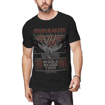 Van Halen Invasion Tour '80 T-shirtkläder