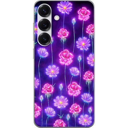 Kompatibel Mobilcover til Samsung Galaxy S25 Bloom Reverie Electric Petals