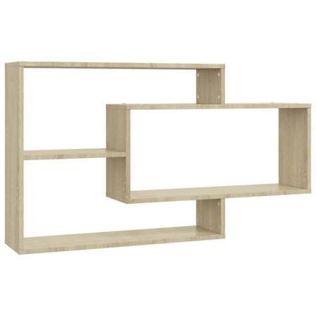 Vidaxl Vägghyllor Sonoma-ek 104x20x58,5 Cm Konstruerat Trä Brun