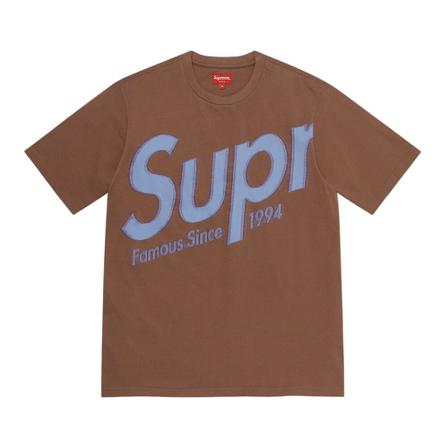 Supreme, T-Shirts Bruin, Heren, Maat:XL