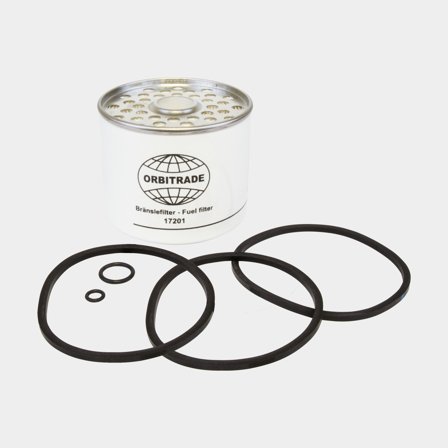 Fuel filter element Orbitrade CAV 296 Short, 3581078 / 858201 / 236628, for water separator