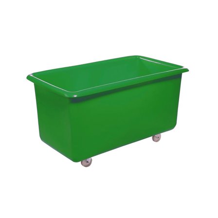 Mobile container truck, 755x1345x730 mm, 455 L, green