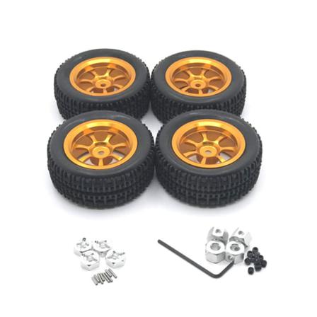 Paket Med 4-hjulsfälg Rc Bilnav Ersättning För Wltoys A949 A959