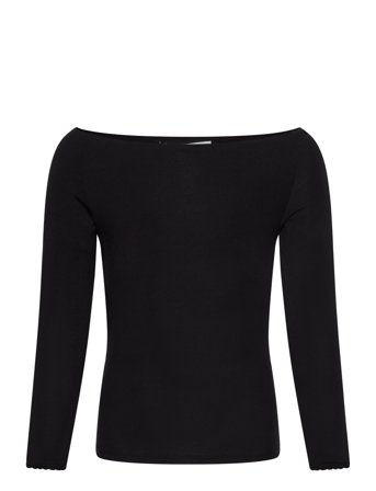 Viscose Long Sleeve Off Shoulder To Black Rosemunde Kids