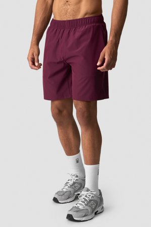 ICANIWILL - Training Printed Shorts Dark mahogany - Kortbyxor - Herr - Träningskläder från ICIW